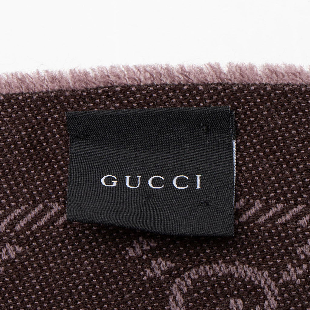 Gucci Wool GG Reversible Scarf