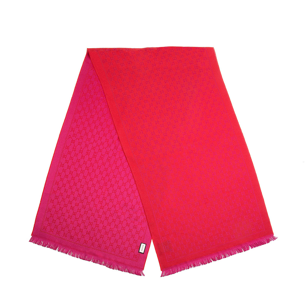 Gucci Wool GG Reversible Scarf (SHF-22569)