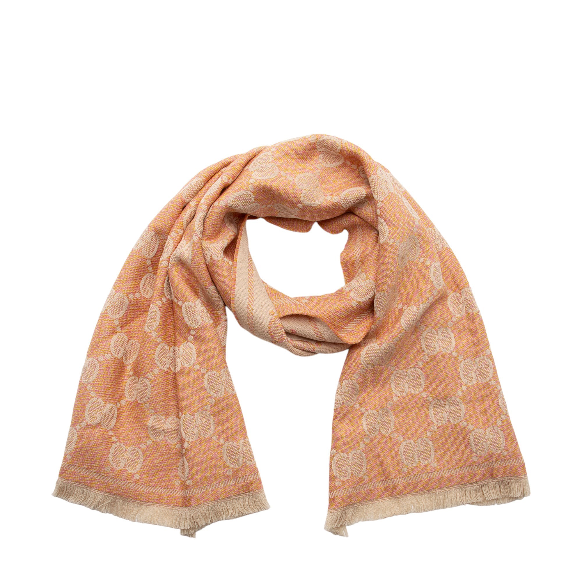 Gucci Wool GG Scarf (SHF-Fx5Ym7)