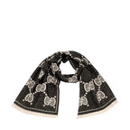 Gucci Wool Lame Jacquard GG Scarf (SHF-MEqXvd)