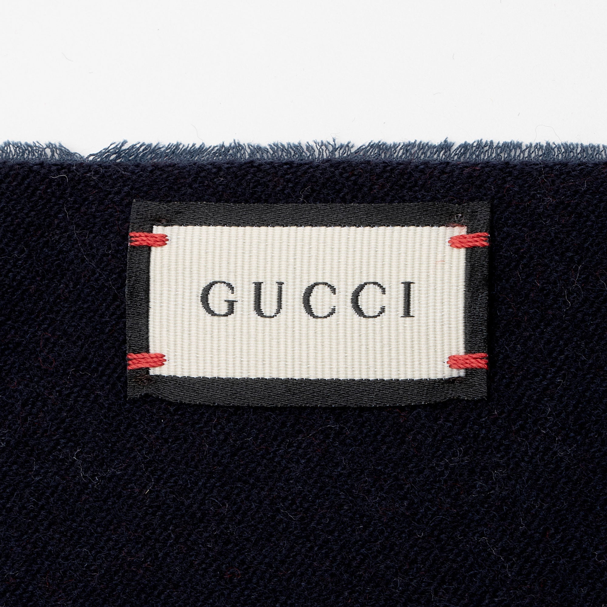 Gucci Wool Cotton GG Heart Stars Scarf (SHF-Edqktb)