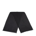 Gucci Wool Silk GG Scarf (SHF-23386)