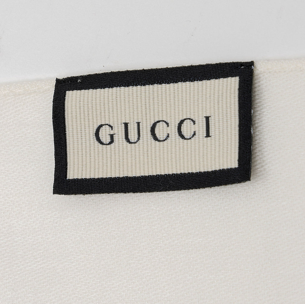 Gucci Wool Silk GG Scarf (SHF-RdfGDn)