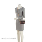 Gucci Wool Web 1961 Jackie Wallet on Chain Bag (SHF-bG7CFb)