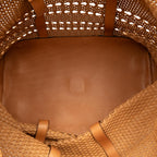 Gucci Woven Leather Tote (SHG-PXQlVm)