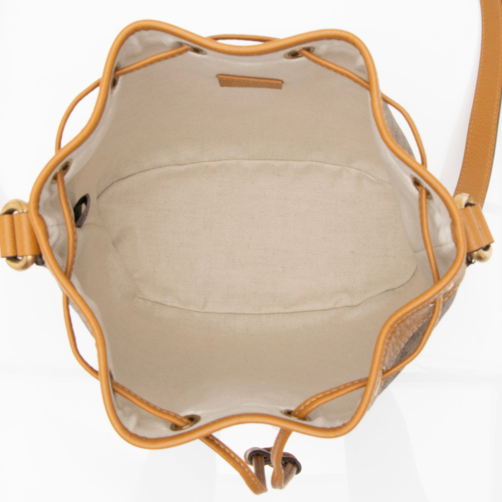 Gucci X Disney Micro GG Canvas Mickey Mouse Bucket Bag (SHF-23268)