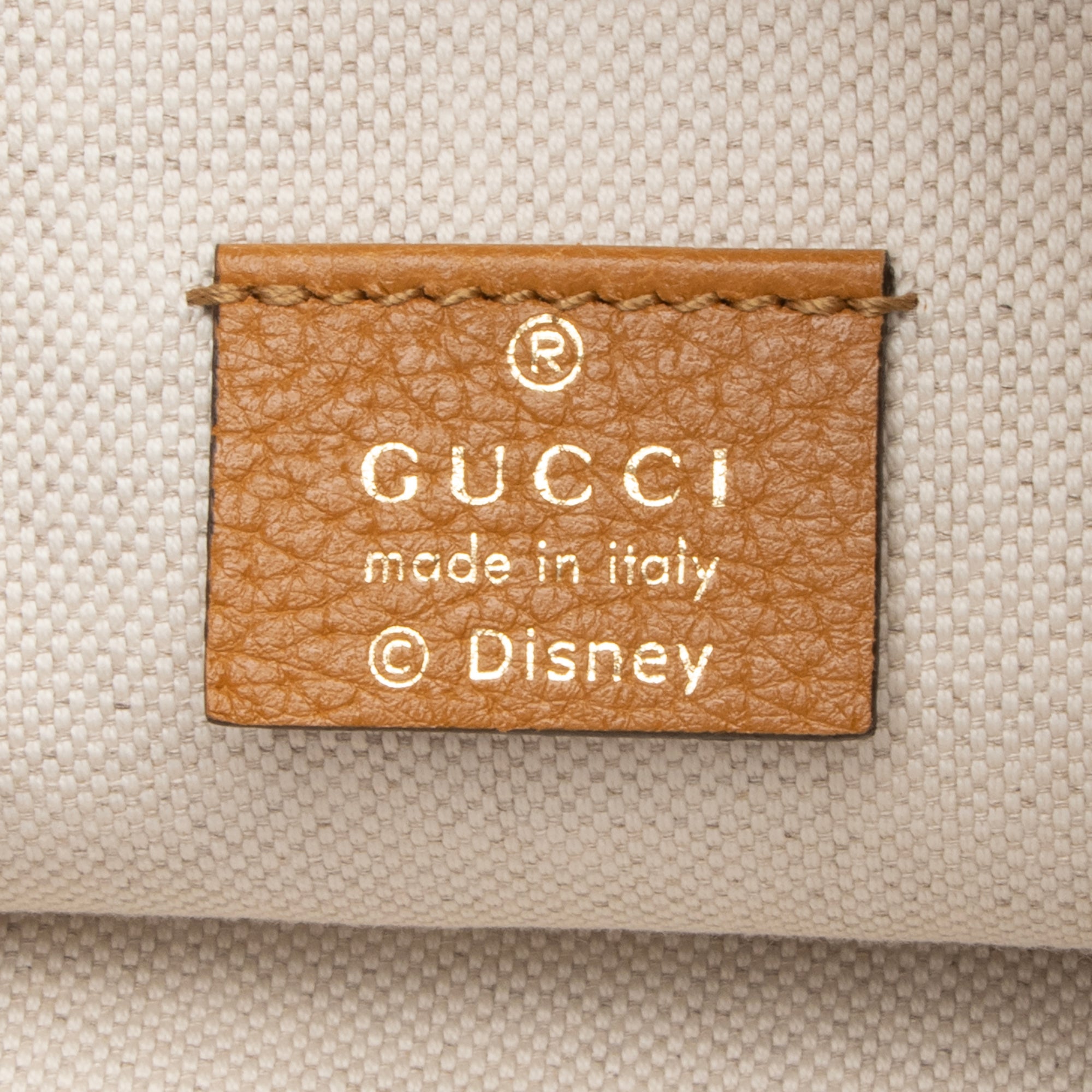 Gucci X Disney Micro GG Canvas Mickey Mouse Bucket Bag (SHF-23268)