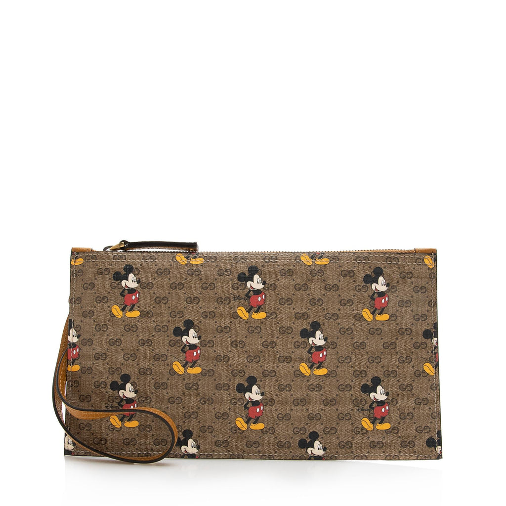 Gucci x Disney Micro GG Canvas Mickey Mouse Pochette (SHF-22811)