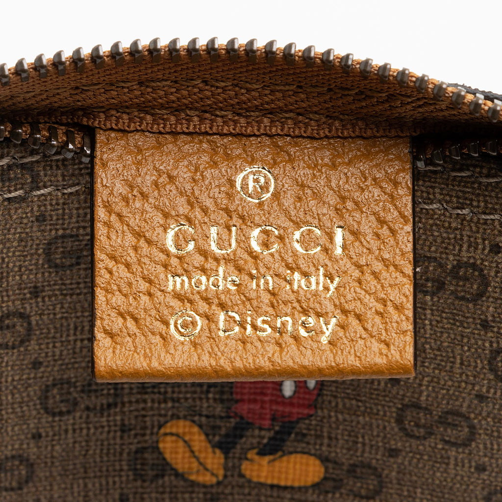 Gucci x Disney Micro GG Canvas Mickey Mouse Pochette (SHF-22811)
