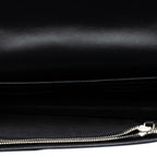 Gucci XL Leather Embossed Logo Wallet on Chain