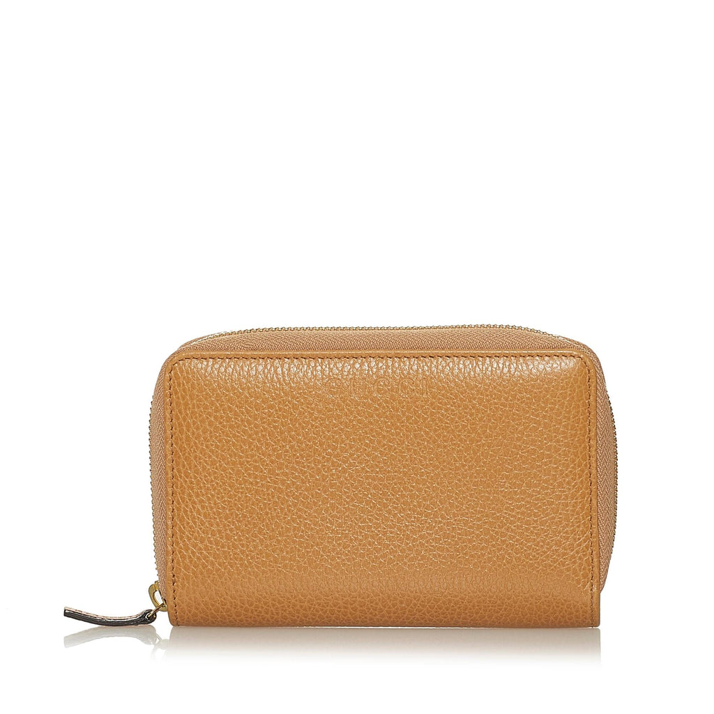 Gucci Zip Around Leather Wallet (SHG-34953)