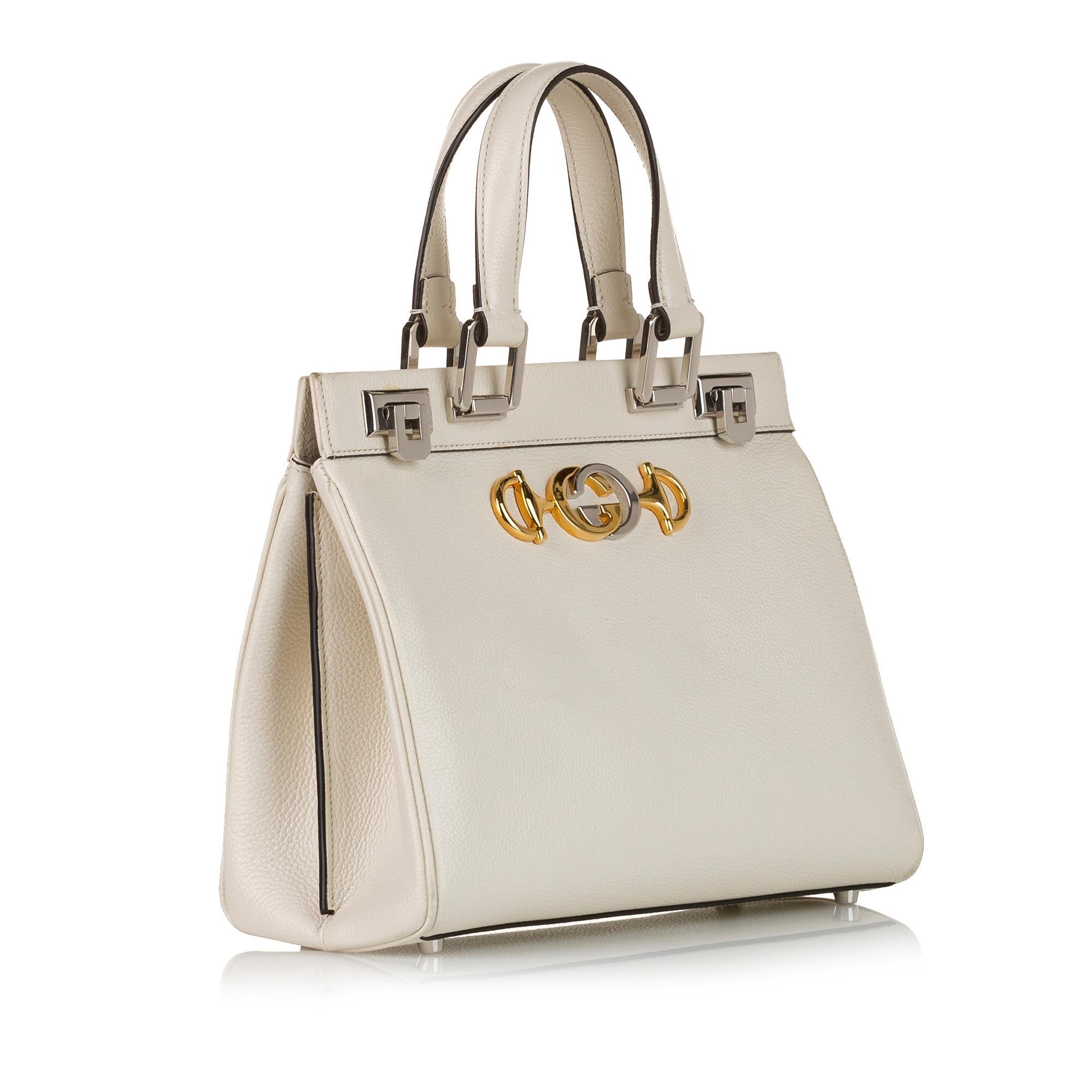 Gucci Zumi Leather Satchel (SHG-34344)