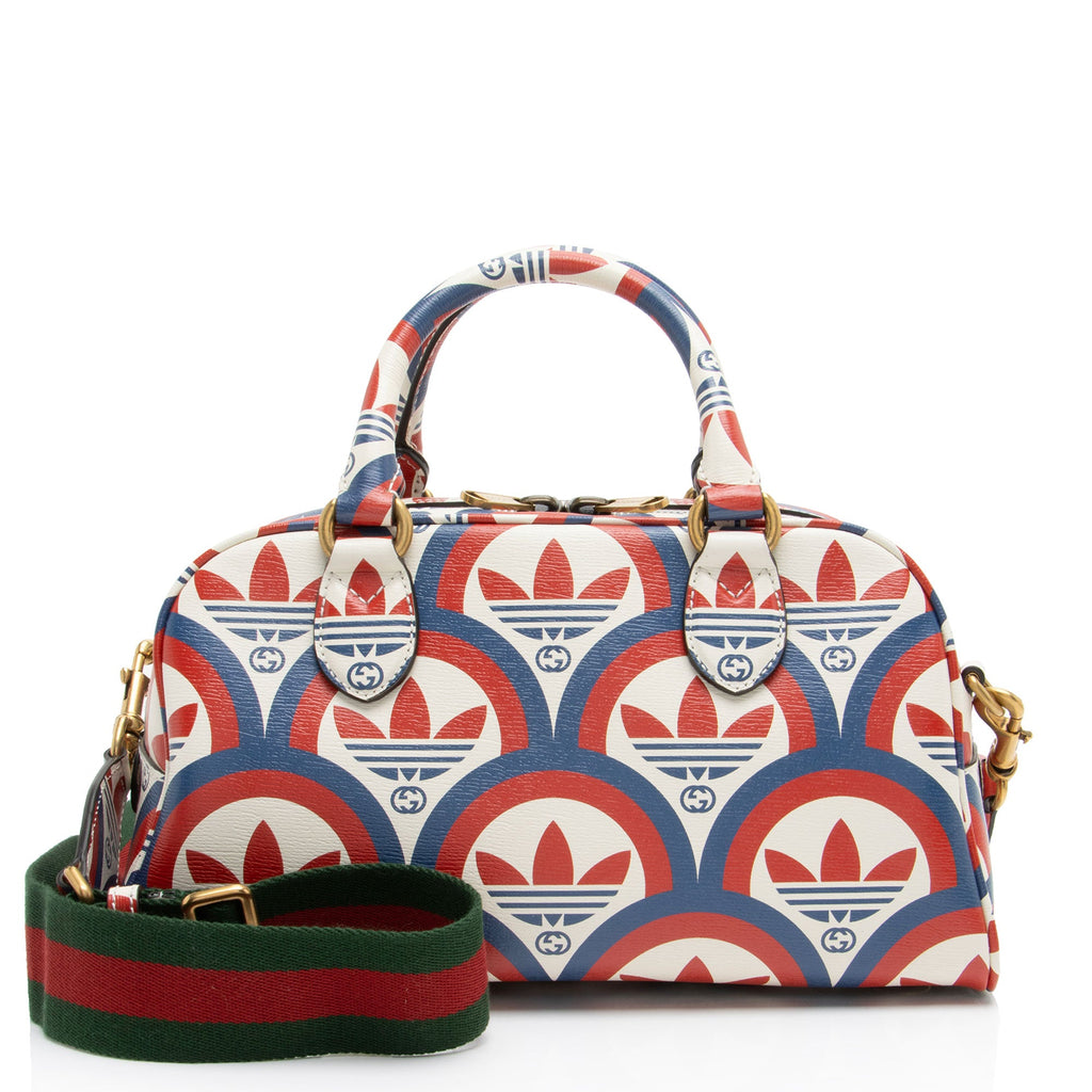 Gucci x Adidas Calfskin Interlocking G Mini Duffle