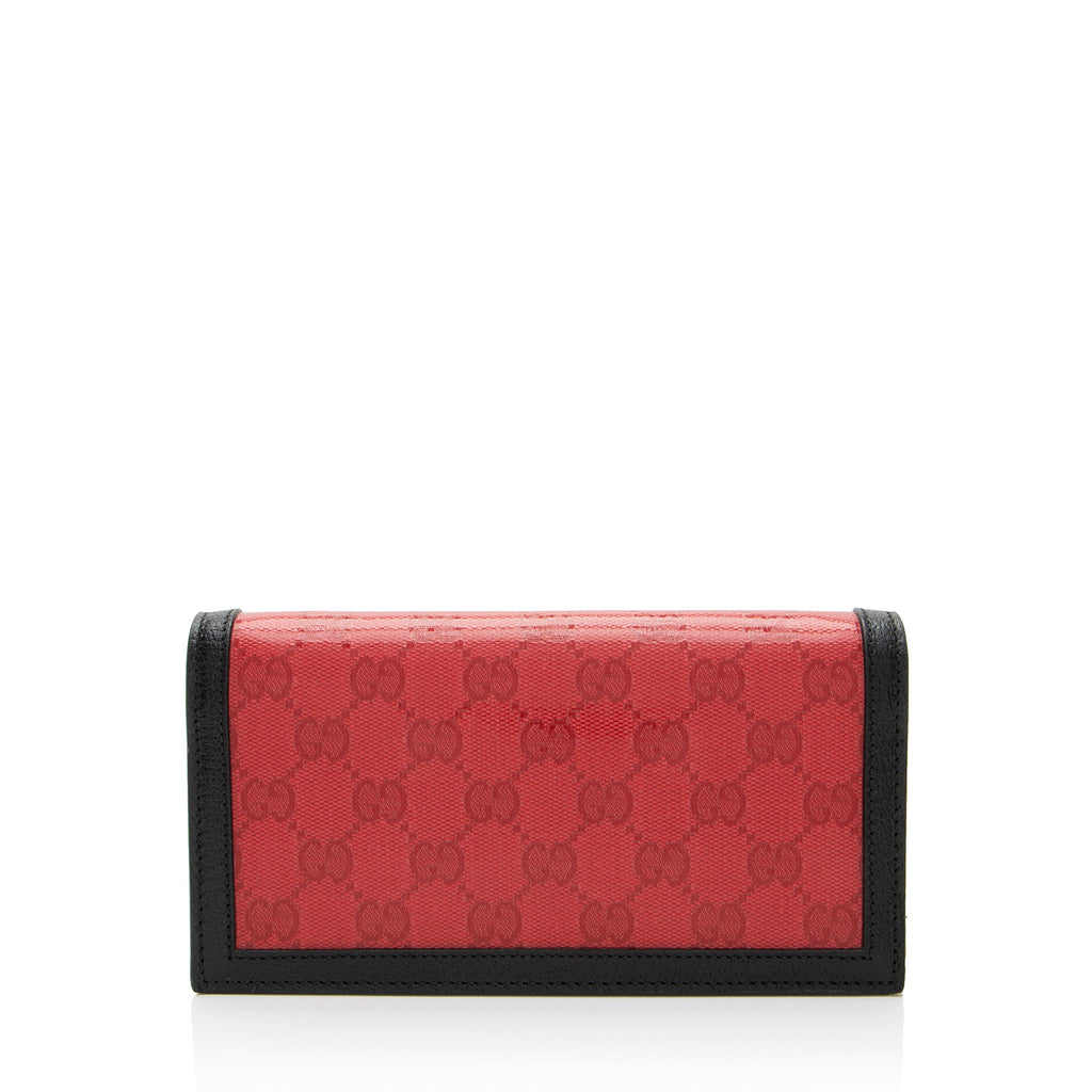 Gucci x Adidas GG Coated Canvas Wallet on Chain (SHF-1VEIuC)