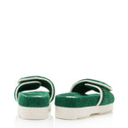 Gucci x Adidas GG Terry Cloth Platform Slides - Size 9 / 39 (SHF-MAfP92)