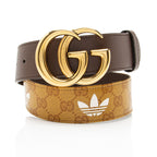 Gucci x Adidas Leather GG Marmont Belt - Size 30 / 75