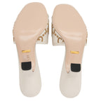 Gucci x Adidas Leather GG Slide Sandals - Size 8.5 / 38.5 (SHF-xLPX61)