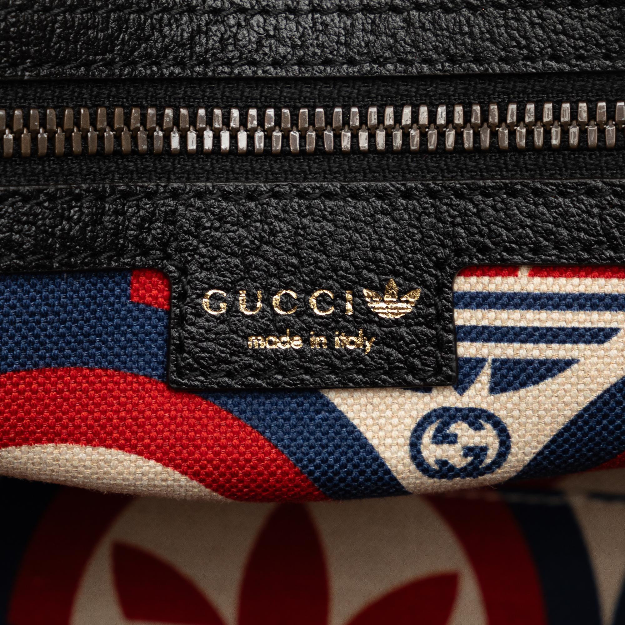 Gucci x Adidas Leather Mini Duffle Bag (SHG-N7PzBW)