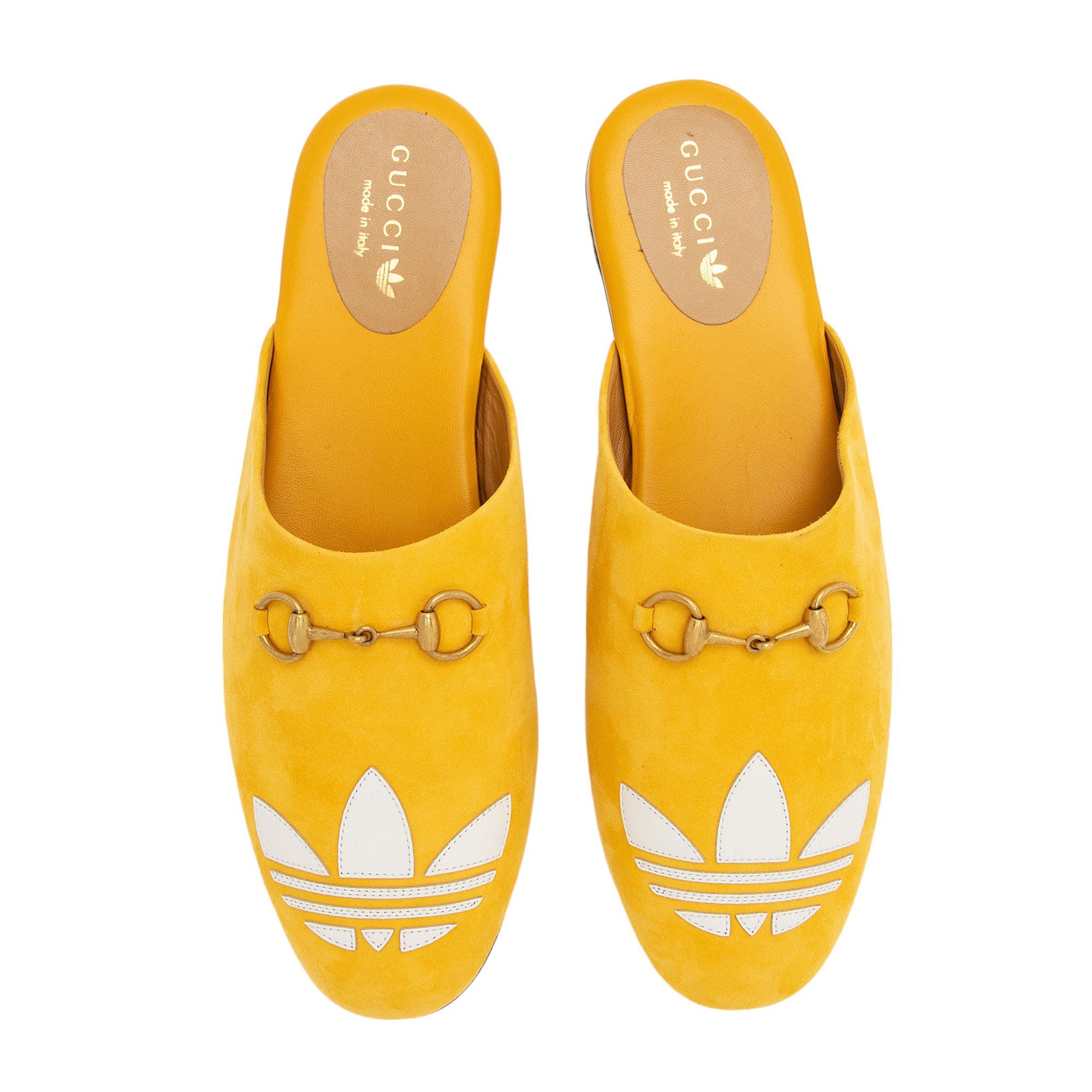 Gucci x Adidas Suede Horsebit Slipper Slides - Size 9.5 / 39.5 (SHF-Qj5HWn)