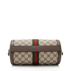 Gucci x Balenciaga BB Supreme Monogram Web Ophidia Boston Bag (SHF-XYpX9x)