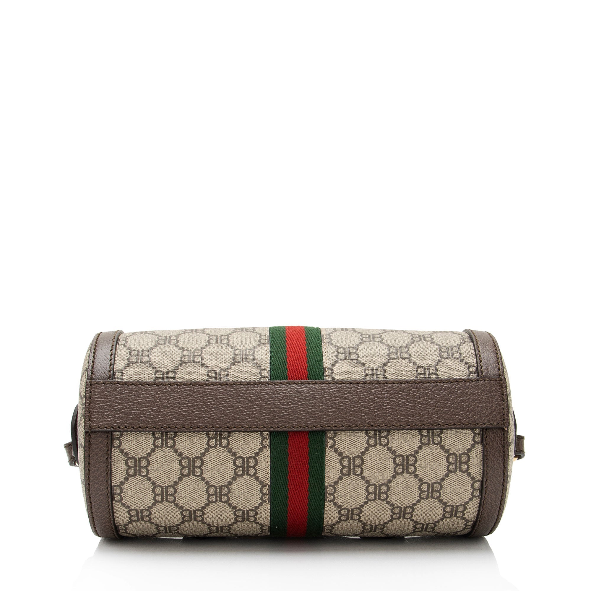 Gucci x Balenciaga BB Supreme Monogram Web Ophidia Boston Bag (SHF-XYpX9x)