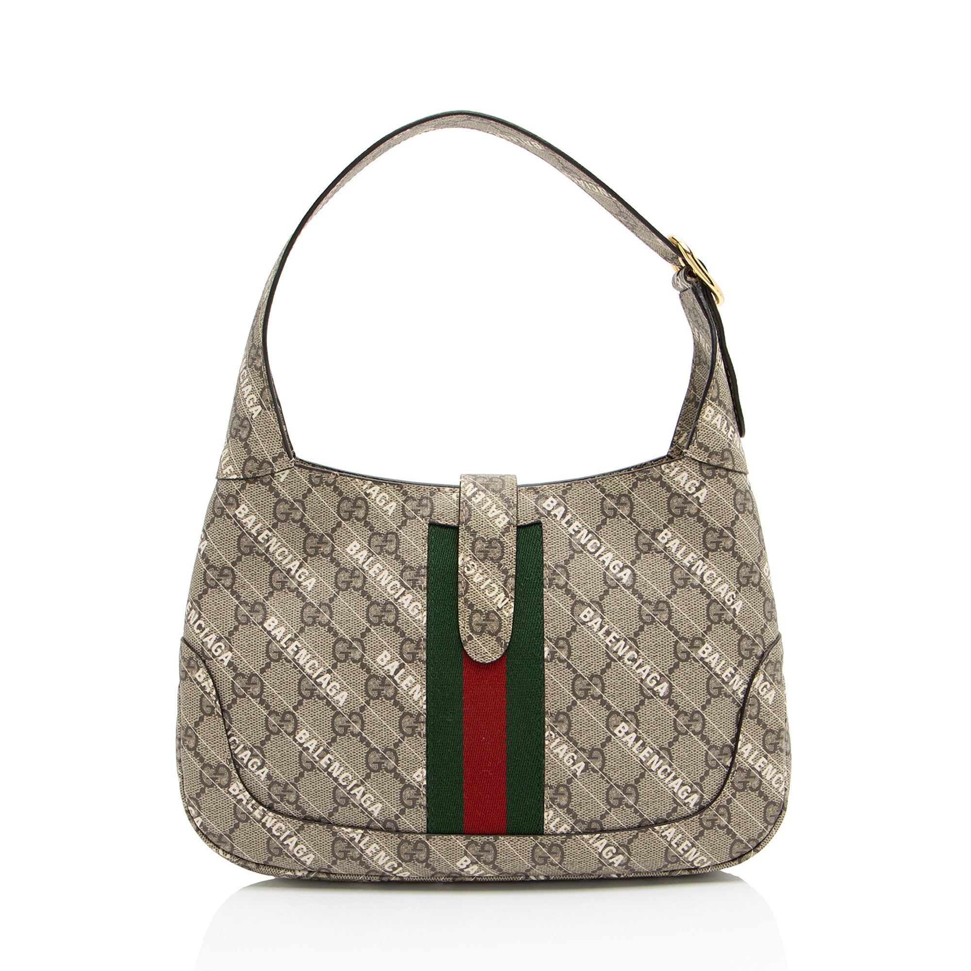 Gucci x Balenciaga GG Supreme The Hacker Project Jackie Small Shoulder Bag