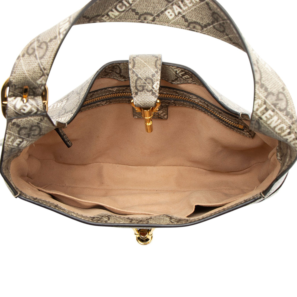 Gucci x Balenciaga GG Supreme The Hacker Project Jackie Small Shoulder Bag