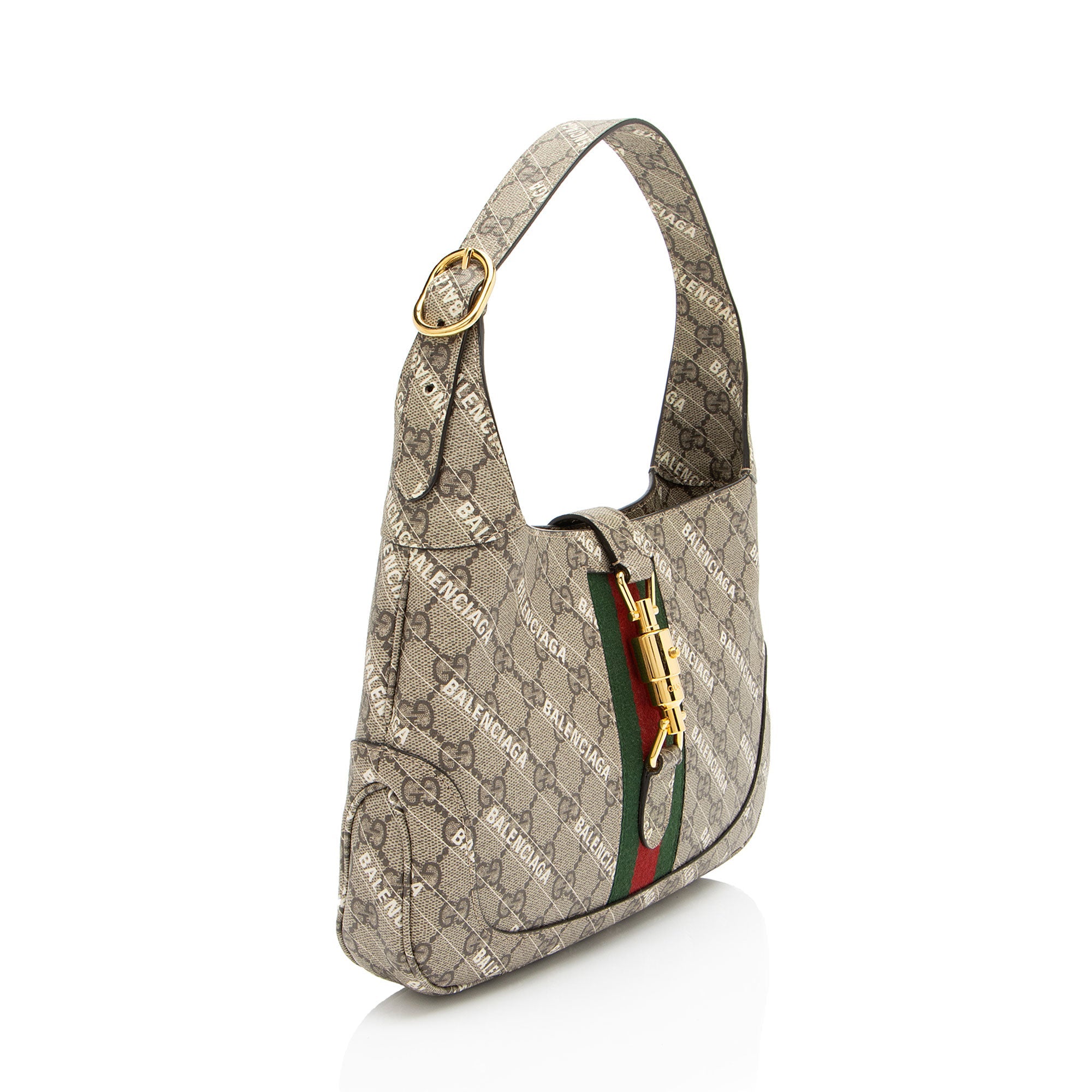 Gucci x Balenciaga GG Supreme The Hacker Project Jackie Small Shoulder Bag