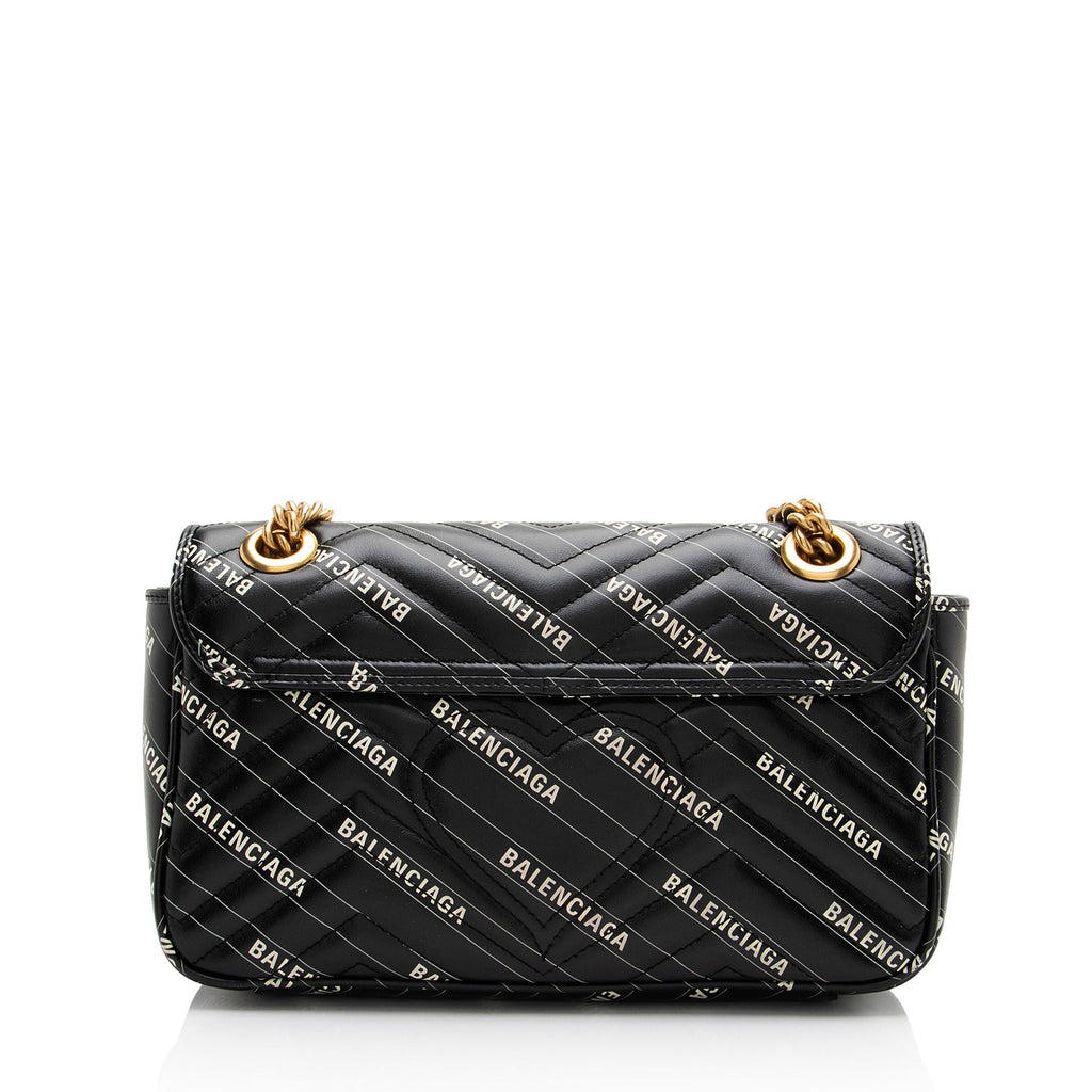 Gucci x Balenciaga Matelasse Leather GG Marmont The Hacker Project Medium Flap Bag
