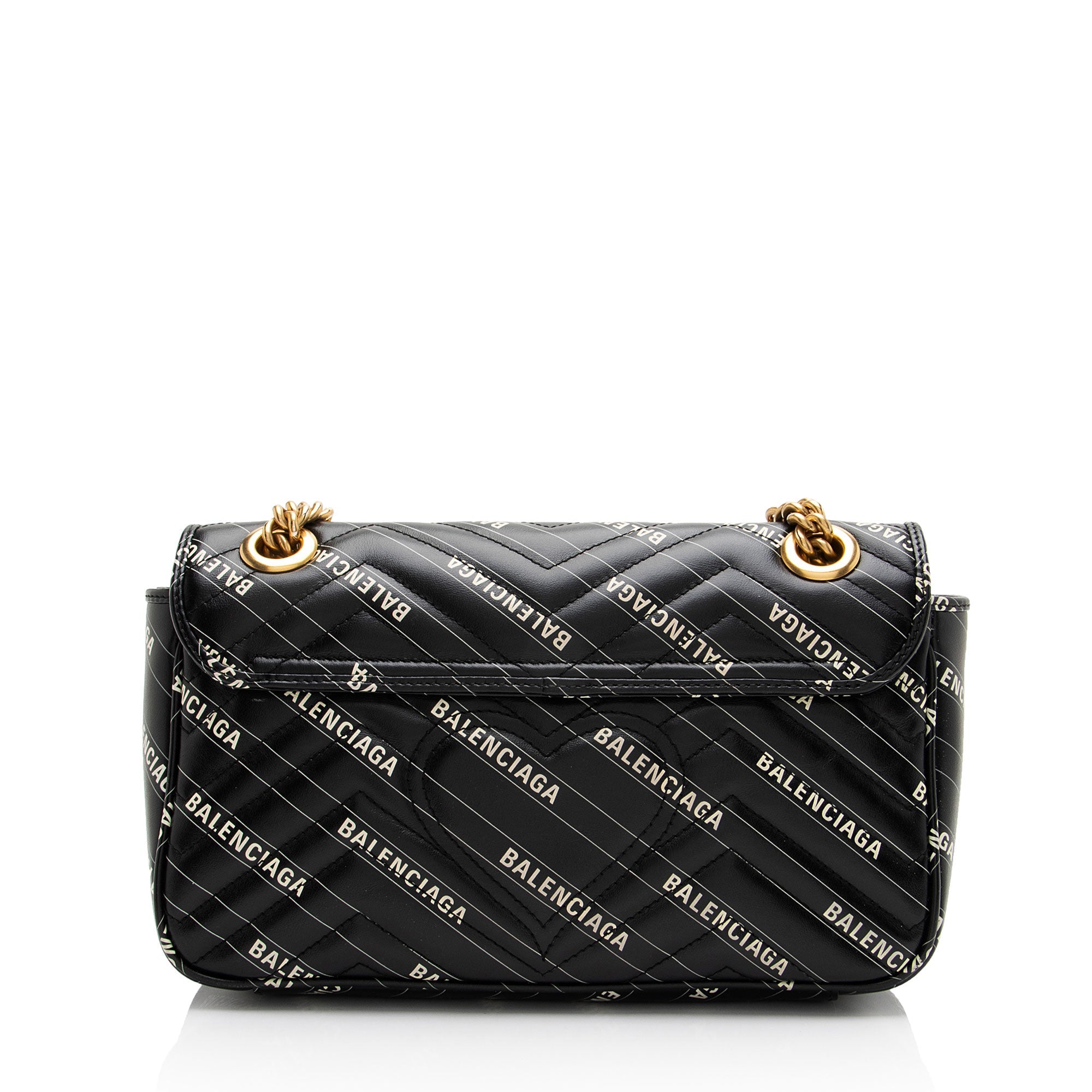 Gucci x Balenciaga Matelasse Leather GG Marmont The Hacker Project Medium Flap Bag