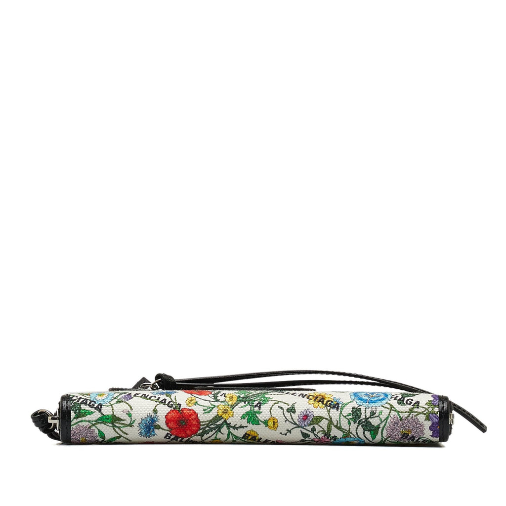 Gucci x Balenciaga The Hacker Project Neo Classic Flora Print Zip Around Wallet (SHG-mz0AfE)