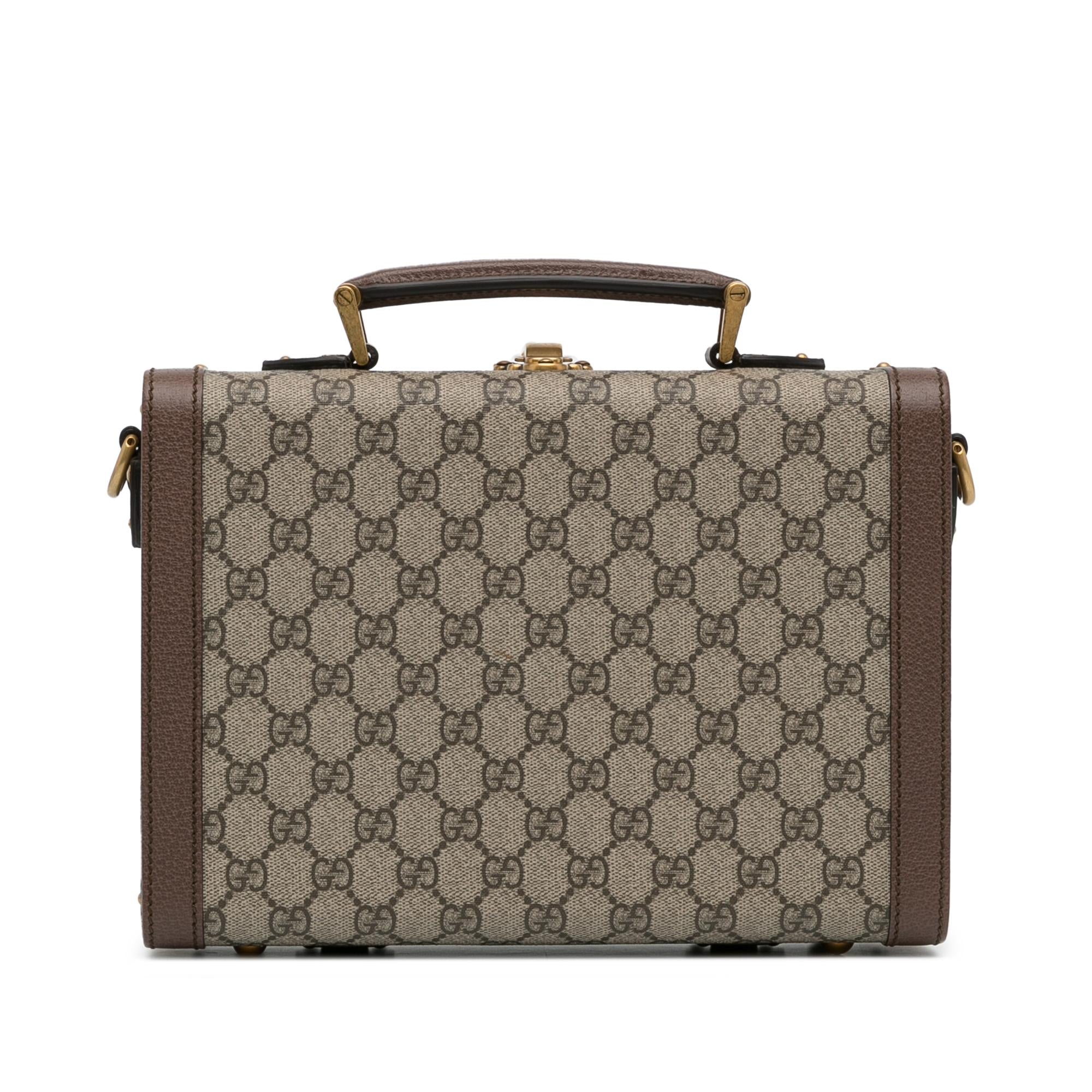 Gucci x Disney GG Supreme Donald Duck Savoy Vanity Case (SHG-fj3tml)