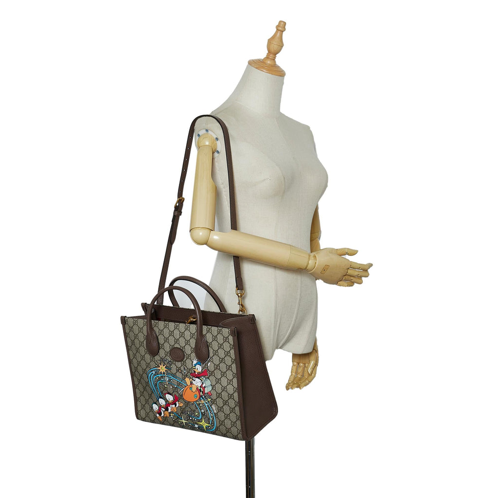 Gucci x Disney GG Supreme Donald Duck Tote (SHG-mJ8LfU)