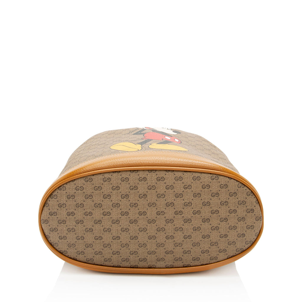 Gucci x Disney Micro GG Canvas Mickey Mouse Bucket Bag