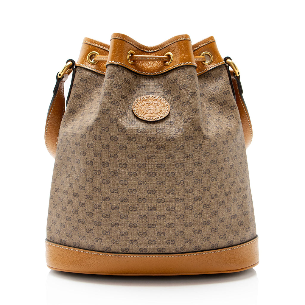 Gucci x Disney Micro GG Canvas Mickey Mouse Bucket Bag