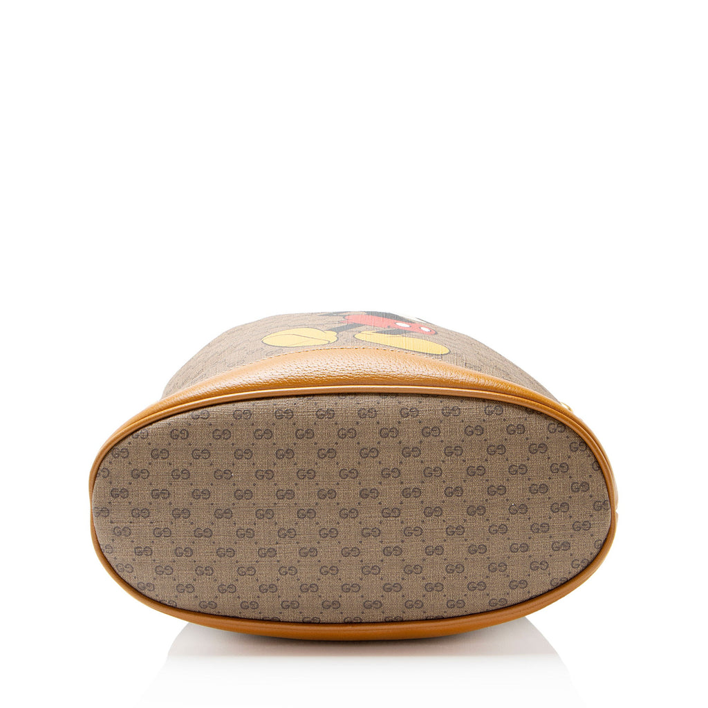 Gucci x Disney Micro GG Canvas Mickey Mouse Bucket Bag