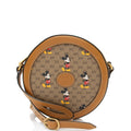 Gucci x Disney Micro GG Canvas Mickey Mouse Round Shoulder Bag (SHF-U62Lrn)
