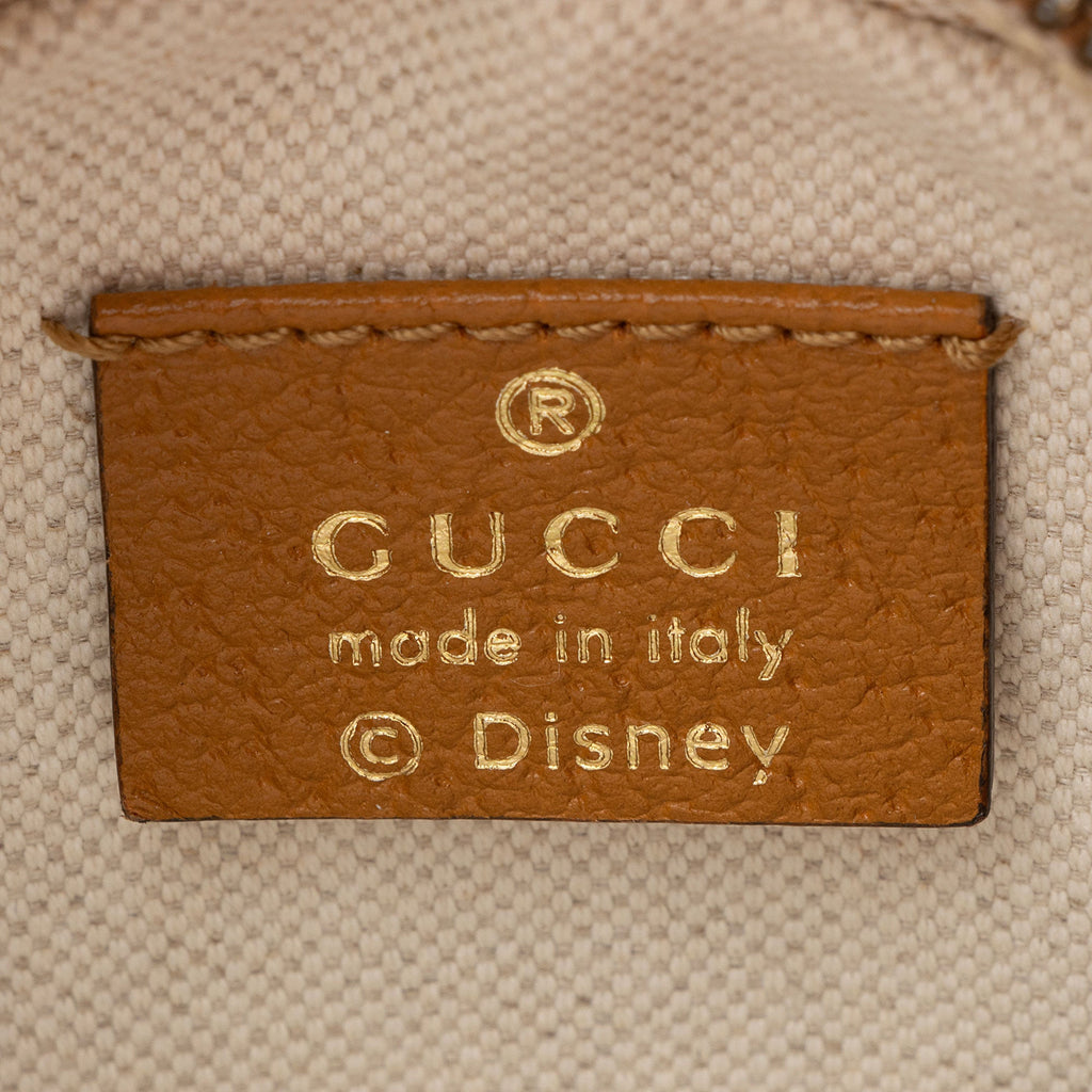 Gucci x Disney Micro GG Canvas Mickey Mouse Round Shoulder Bag (SHF-U62Lrn)