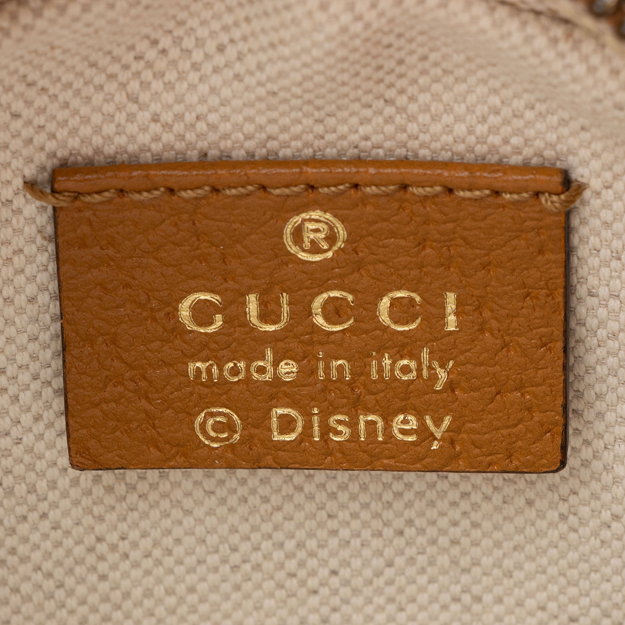 Gucci x Disney Micro GG Canvas Mickey Mouse Round Shoulder Bag (SHF-U62Lrn)