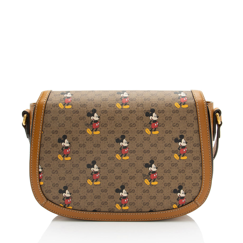 Gucci x Disney Micro GG Canvas Mickey Mouse Small Flap Shoulder Bag
