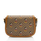 Gucci x Disney Micro GG Canvas Mickey Mouse Small Flap Shoulder Bag