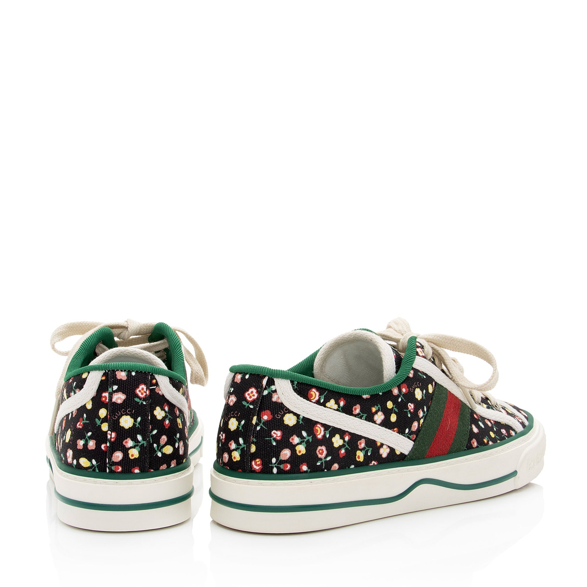 Gucci x Liberty of London Canvas Web Floral 1977 Tennis Sneakers - Size 5.5 / 35.5 (SHF-HajmXI)