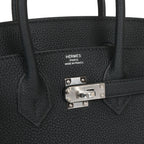 Hermes Birkin 25 Black Togo Palladium Hardware