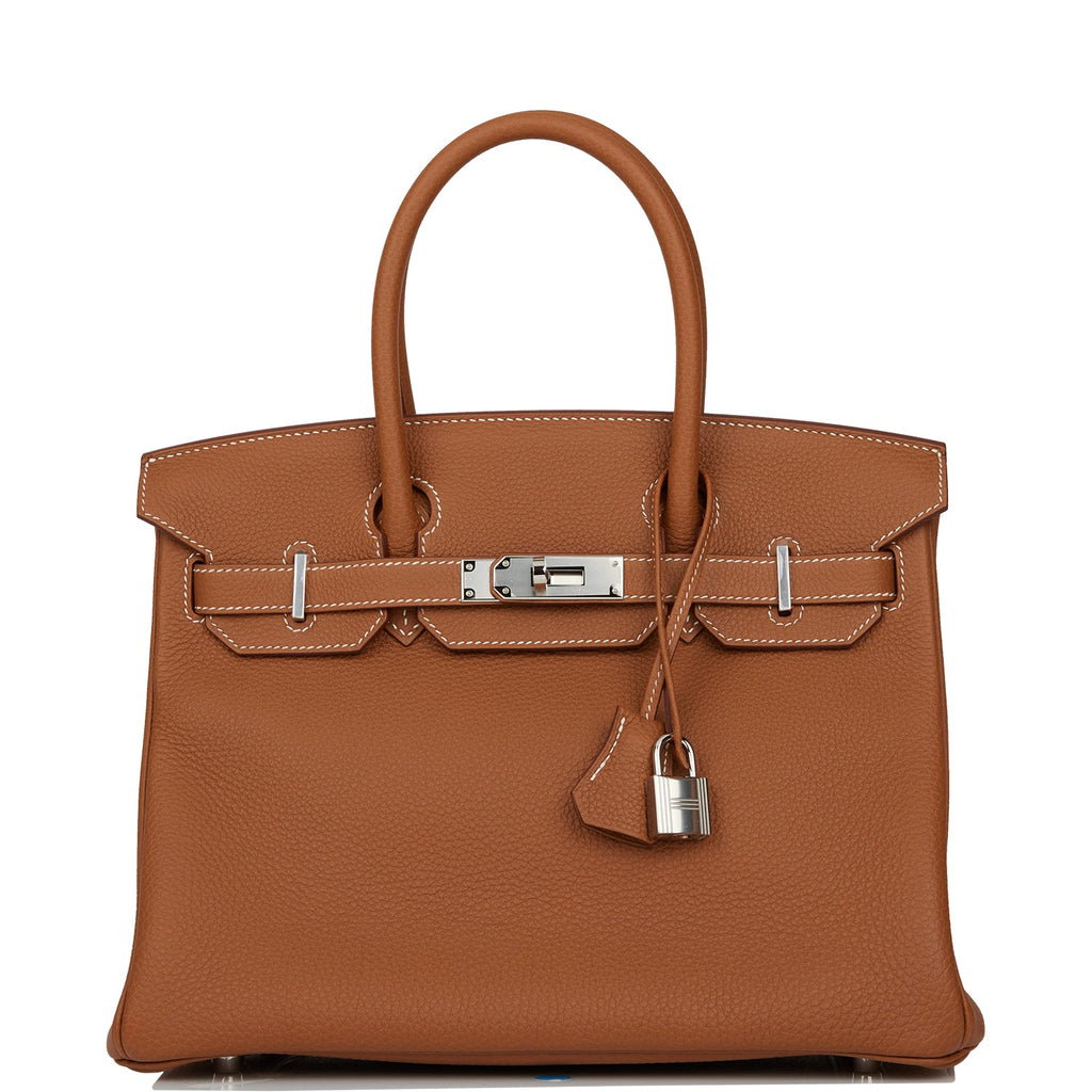 Hermes Birkin 30 Gold Togo Palladium Hardware