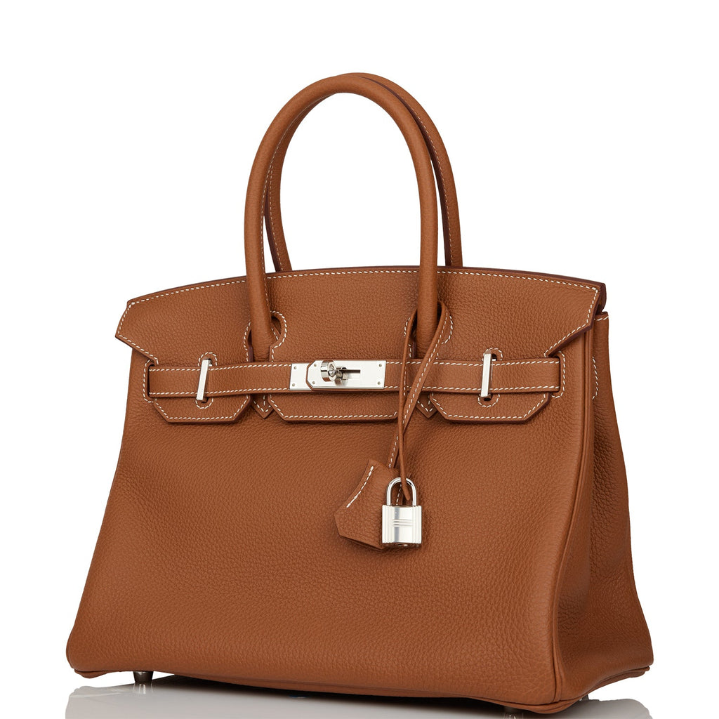 Hermes Birkin 30 Gold Togo Palladium Hardware