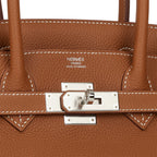 Hermes Birkin 30 Gold Togo Palladium Hardware