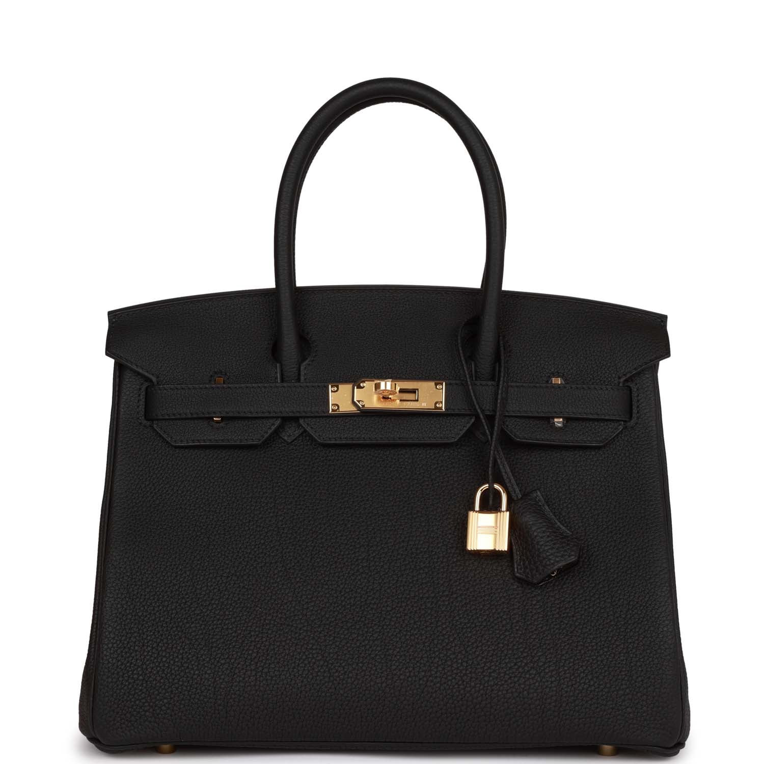 Hermes Birkin 30 Black Togo Gold Hardware