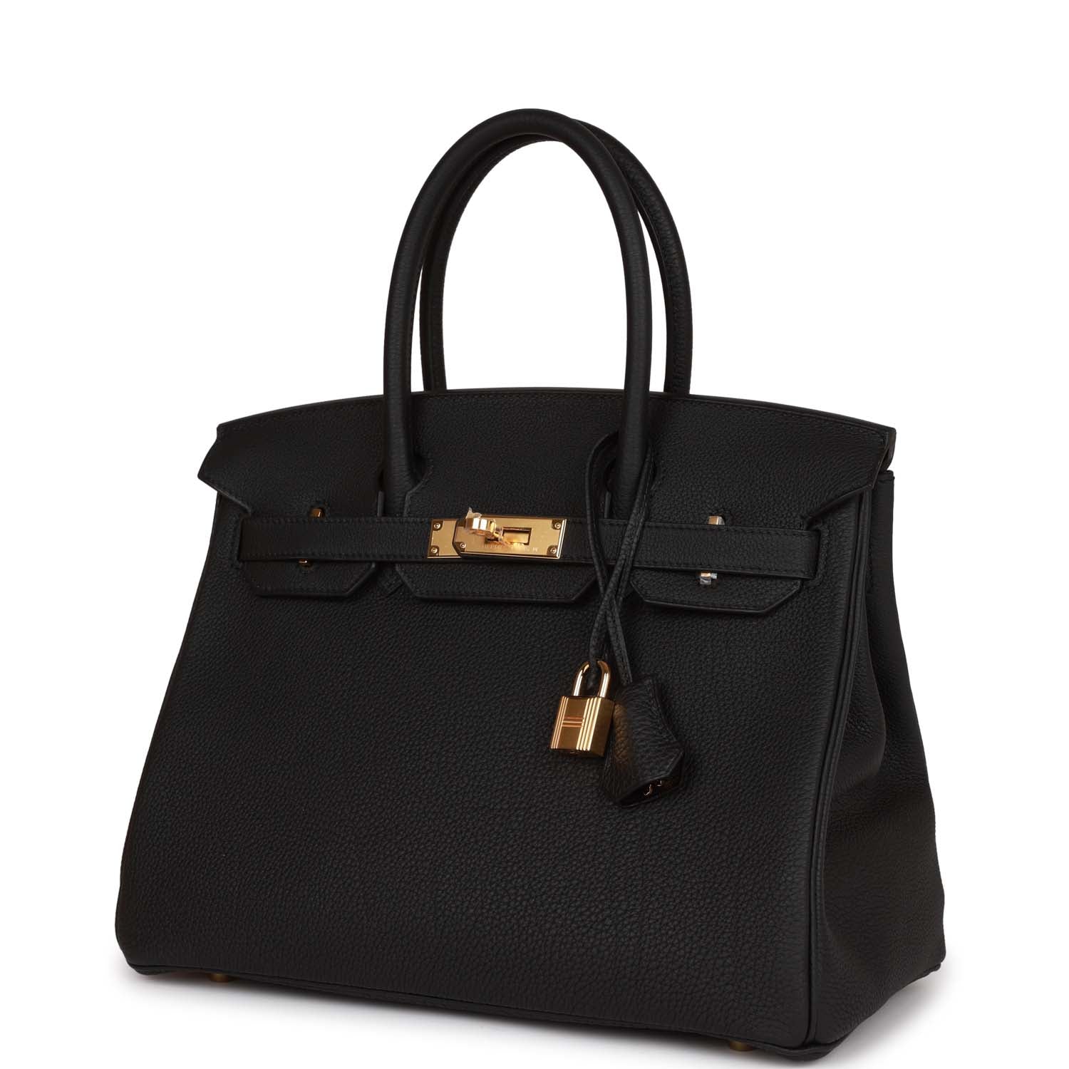 Hermes Birkin 30 Black Togo Gold Hardware