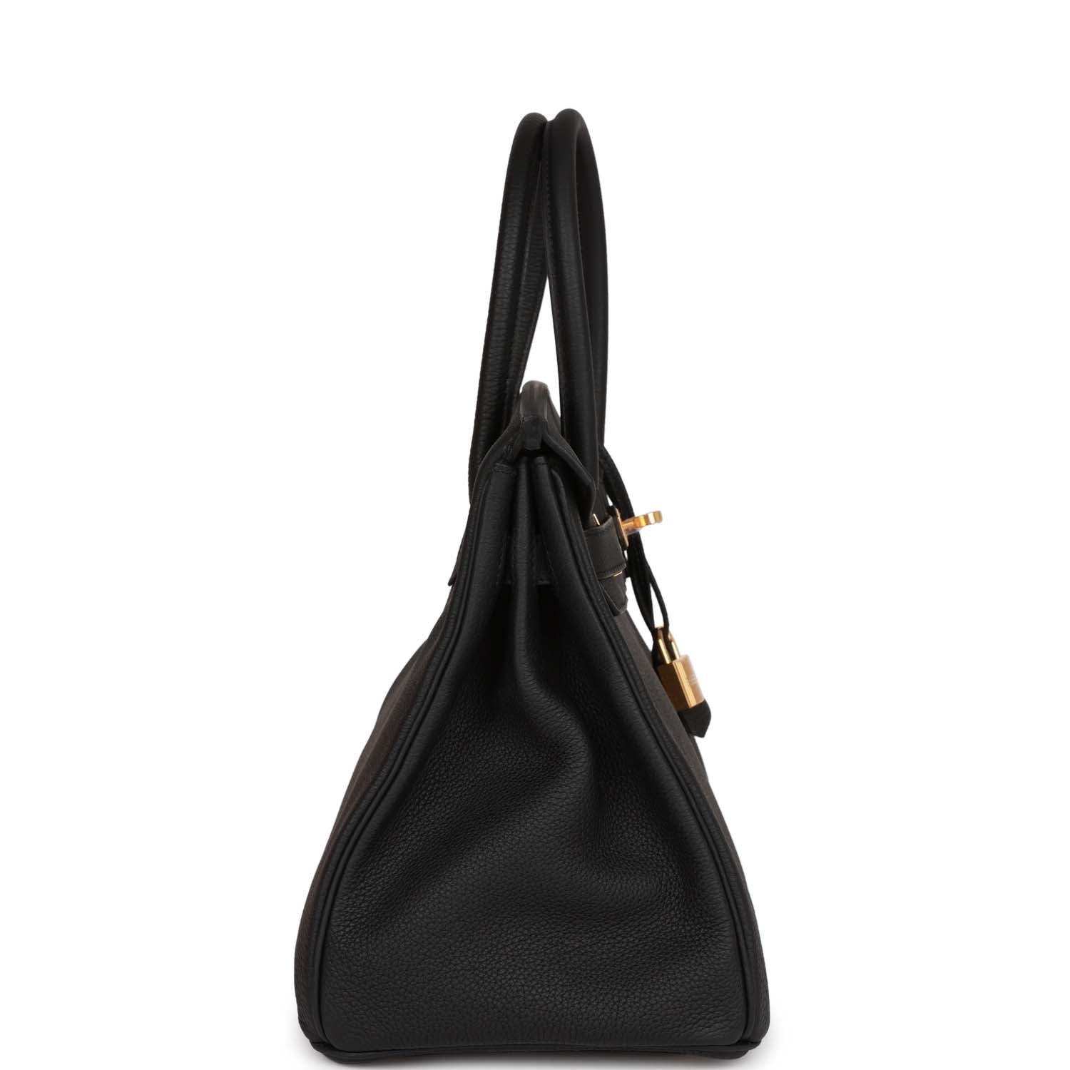 Hermes Birkin 30 Black Togo Gold Hardware