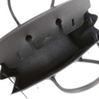 Hermes Birkin Sellier 25 Black Epsom Palladium Hardware